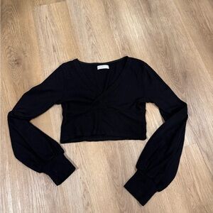 Urban Outfitters Black Crop Top